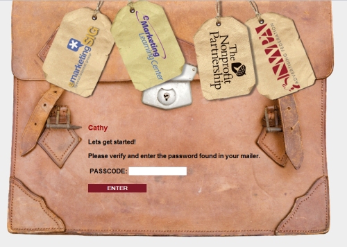 An example of what a Login Page would look like